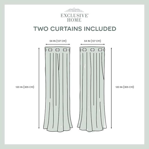 Indoor/Outdoor Light Filtering Curtain Panel Pair, 54"x63", White - Picture 5 of 12